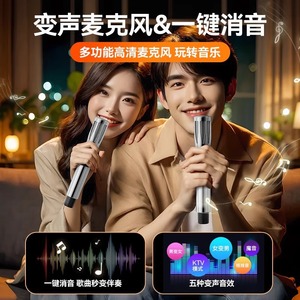 Claison Portable Speaker With 2 Microphones Rechargeable <b>Battery</b> Outdoor Karaoke <b>Square</b> Dance Use - Product Image 5