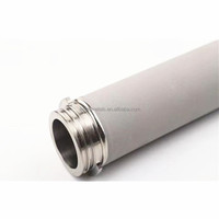 Diffuseur d'air tubulaire micro-poreux en acier inoxydable 316L, tubes d'aération à bulles fines microniques
