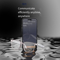 HY-C8 traduction en temps réel lunettes intelligentes Blue Tooth contrôle des gestes longue durée de vie de la batterie lunettes de soleil pour les réunions d'affaires