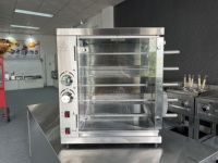 Grill automatique commercial d'usine, grande capacité, barbecue au gaz, rôtissoire électrique, machine à rôtir la viande, poulet, four