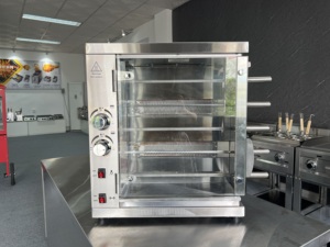 شواية غاز تجارية أوتوماتيكية كبيرة السعة، فرن كهربائي لشوي اللحوم والدجاج، آلة شواء دوارة - Product Image 3