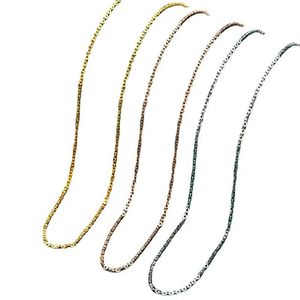 สร้อยคอทองคำแท้ 18K รุ่น Xinfly 750 AU ลายกากบาทโชแปง รูปทรงตัวโอ เรียบง่าย สำหรับผู้หญิง - Product Image 1