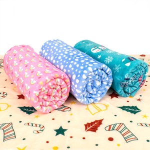 كلب القط لينة النوم حصيرة وسادة غطاء السرير بطانية لطيف باو طباعة الحيوانات الأليفة بطانية للكلب - Product Image 6