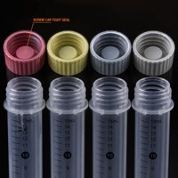 Tube de centrifugation stérile de 15 ml, couleurs mélangées : rose 8, citron 8, gris bleu 8, gris 1, sans sélection de couleur, emballé en sachet, tubes de laboratoire jetables