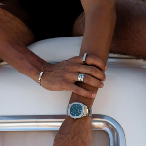 Brazalete Único de Joyería Inspire, Brazalete Martillado para Hombre, Ajustable, Diseño Martillado Puro, Brazalete <span class=keywords><strong>Simple</strong></span> con Producto en Oferta - Product Image 4