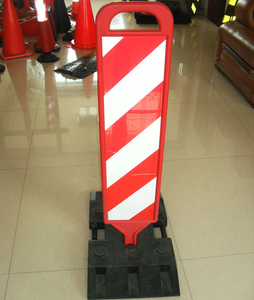 Allée Parking Sécurité routière Flèche en caoutchouc Tableau d'orientation de la circulation Pliable Flexible Chevron Canaliser Delineator Panel - Product Image 5