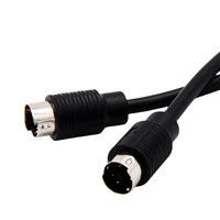 Câble DIN 5 broches 180 degrés, connecteur MIDI mâle, prise femelle à montage sur panneau, connecteur audio 28AWG, clavier, vente en gros