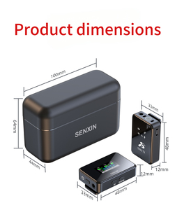 SX62 <b>wireless</b> lavalier <b>microphone</b>, ultra lightweight, noise cancelling, battery life of up to 48 hours, - Product Image 5