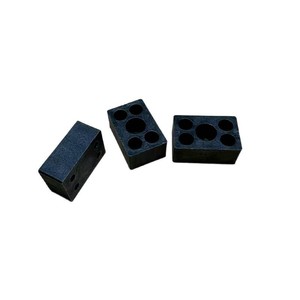 Connecteur d'angle en T en plastique personnalisé 25x38 noir en PP avec vis pour connexion de tubes carrés de portes et fenêtres - Product Image 4