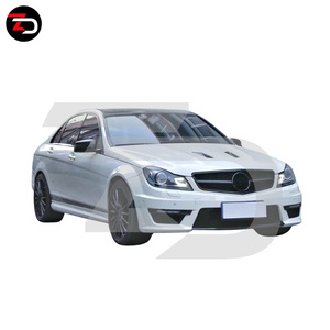 2008-2014 pour 1:1 <span class=keywords><strong>C63</strong></span> Kit Carrosserie avec Pare-chocs Avant Ailes Jupes Latérales Pare-chocs Arrière Capot pour <span class=keywords><strong>Mercedes</strong></span> Classe C W204 <span class=keywords><strong>C63</strong></span> C200 C300 - Product Image 5