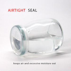 Miệng Rộng Tròn Pudding <span class=keywords><strong>Glass</strong></span> <span class=keywords><strong>Jar</strong></span> 100Ml 200Ml Với Bìa - Product Image 3