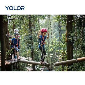 Cadre d'escalade en plein air Obstacle Adventure Jungle High Rope Course à vendre - Product Image 4