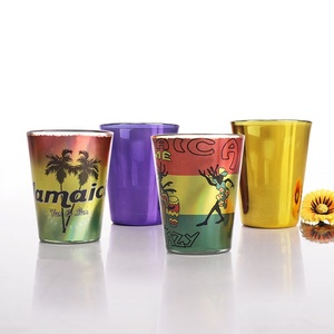 Vasos de chupito Impresión personalizada Vodka Shooter Logotipo personalizado Pequeño licor Bullet Glass Cup 2oz/50ml Forma única Mini Vaso de chupito - Product Image 4