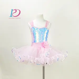 Girls Kids Tots Recital Show Dance Costume Cute Sparkle Performance