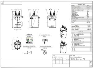 Jzp उच्च गुणवत्ता वाले कारखाने की कीमत 37.5kva 25 kva 7600v से 240/120v 60hz एकल चरण पोल-माउंटेड ट्रांसफार्मर - Product Image 3