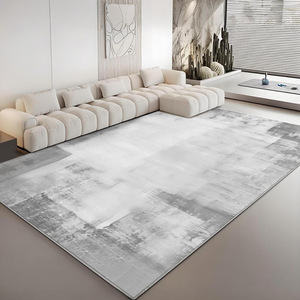 Alfombra Rectangular Abstracta Italiana H-089, Imitación de Cachemira, Antideslizante, Resistente a las Manchas, Alfombra para Entrada de Casa - Product Image 2