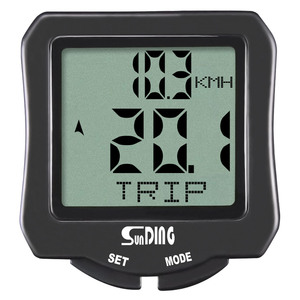 SD-570 có dây xe đạp máy tính với trở lại ánh sáng đồng hồ tốc độ xe đạp máy tính Tracker cho đêm cưỡi - Product Image 2