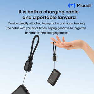 Cargadores de Teléfono Móvil Miccell Ultrafinos de 35W GaN con <span class=keywords><strong>Cable</strong></span> de Carga Rápida USB-C, Adaptador para Teléfonos Inteligentes - Product Image 2