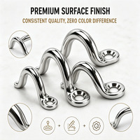 Vente en gros directe usine : Clips de serrage à cordon en acier inoxydable de qualité industrielle et DIY, petits, personnalisables, accessoires de quincaillerie OEM