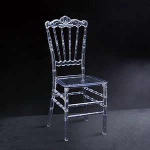 Chaises de banquet de mariage en plein air, chaises Chiavari transparentes, chaises de fête empilables en acrylique, vente chaude - Product Image 1