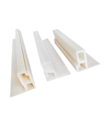 Profils de solution acoustique en pouces Tissu mural extensible en PVC Pince acoustique acoustique insonorisée en PVC pour l'école