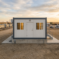 Bureaux de chantier en panneaux isolés à assemblage rapide de 20 pieds avec structure métallique durable et installation rapide – Conteneur habitable