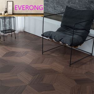 Plancher <span class=keywords><strong>stratifié</strong></span> moderne multicouche en chêne <span class=keywords><strong>massif</strong></span> <span class=keywords><strong>Parquet</strong></span> pentagonal en noyer noir installé par clic Planchers lisses conçus par clic - Product Image 3