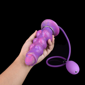 Monster Dildo Ovipositor Dildo Hollow con 5 huevos Juguete sexual para adultos para mujeres Parejas Lobo Anudado Dildo Mujeres Juguetes sexuales grandes - Product Image 6