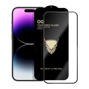 wholesale 9h 2.5D ailun 3 pack OG screen protector for iphone 13 14 pro max temper glass screen protector bulk