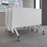 Bureau de travail moderne en bois convertible Mekia - Ajustable, écologique, multifonction, pliable pour la maison, le bureau, les bâtiments commerciaux