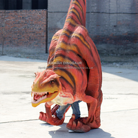 Costume de mascotte de costume de dinosaure animatronique de marche Traje De Dinosaurio