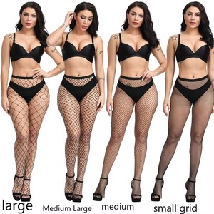 Bas résille en maille noire sexy pour femmes collants/collants tricotés collants transparents pour l'été en petites/moyennes/grandes tailles - Product Image 6