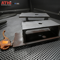 Machine de sablage manuelle à cartouche haute efficacité ANTAI AT-9090BD avec billes d'acier et PLC pour une productivité élevée