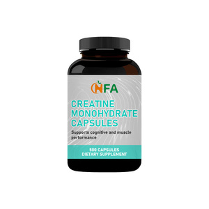 Vente flash - Capsules de créatine monohydrate - 500 capsules - Complément alimentaire - Soutien à la croissance musculaire - Product Image 1