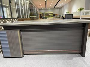 Factory Price Executive Modern Office Furniture OEM Luxury Design Aluminum 160cm 180cm <strong>200cm</strong> Wooden Computer Office <strong>Desk</strong> - Product Image 6