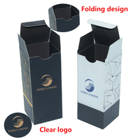 Cajas de Papel para Empaque de Cosméticos Vacías, Plegables, con Logotipo Personalizado, Impresión a Color CMYK, para Crema Facial, Cuidado de la Piel