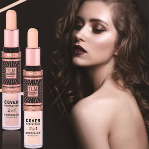 Corrector de Maquillaje 2 en 1 Orgánico de Marca Privada Personalizado por el Fabricante C050, Corrector de Belleza Romántico de Cobertura Total - Product Image 6