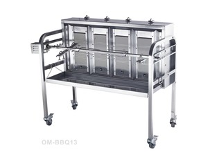 Vendita calda macchina arrosto sputo BBQ maiale torrefazione in acciaio inox girarrosto motore <span class=keywords><strong>per</strong></span> torrefazione all'aperto e al coperto - Product Image 5