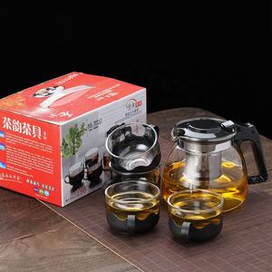 Bouilloire en verre, 1 bouilloire froide et 4 tasses, magasin, <span class=keywords><strong>Discount</strong></span> cadeaux promotionnels, vente en gros - Product Image 2