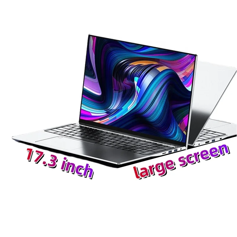 2025 Factory Direct Sale <strong>Laptop</strong> Brand New Cheap Oem Custom <strong>17</strong> <strong>Inch</strong> Intel N5095 Large Screen Netbook Bulk Purchase Gaming <strong>Laptop</strong>