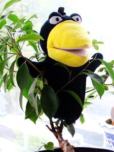 Marioneta de Mano de <span class=keywords><strong>Zorro</strong></span> <span class=keywords><strong>y</strong></span> <span class=keywords><strong>Cuervo</strong></span> con Boca Móvil, Peluche Temático de Animales para Maternidad, Actuaciones, Cuentos <span class=keywords><strong>y</strong></span> Teatro - Product Image 5