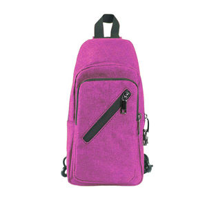 Sac à dos de voyage antivol avec cadenas, sac à bandoulière pour femmes et hommes, randonnée, petit sac à bandoulière, imperméable, 2 en 1, sac à dos de poitrine - Product Image 1