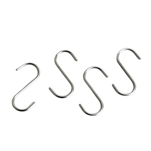 Tiết Kiệm Không Gian Quần Áo Móc Áo S Hình Dạng Móc Chống Gỉ Kim Loại S Hình Dạng Quần Áo Móc Áo Nhà Máy Bán Buôn Nhà Bếp Phòng Tắm Nhà Vệ Sinh Móc - Product Image 1