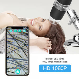 Microscopio de reparación móvil de mano, cámara de vídeo fotográfica, 8LED, 1000X, 1080P, WIFI, microscopio electrónico Digital inalámbrico para comprar en línea - Product Image 3