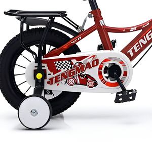 Bicicletta per Bambini Stile Sportivo da Corsa, Resistente, per Bambini dai 2 ai 12 Anni, con Portapacchi Posteriore e Cestino Anteriore - Product Image 3