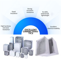 Scatola di Controllo Elettronico in Plastica ABS Personalizzabile IP54, Design su Misura, Prodotta a Shenzhen