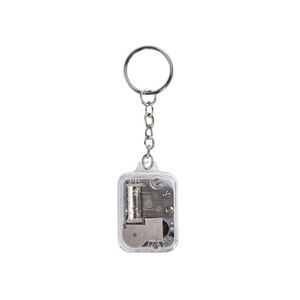 Plástico ecológico manivela personalizada música llavero colgante <span class=keywords><strong>caja</strong></span> regalo creativo carrusel venta al por mayor recuerdos turísticos - Product Image 5