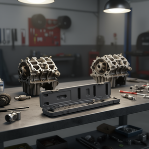 Crankshaft And Camshaft Pulley Locking <b>Tool</b> <b>Set</b> With Adjustable Wrench And Multiple Bits For Engine Repair - Product Image 3