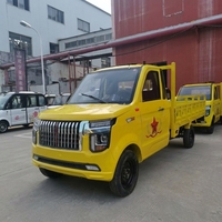 Camioneta Eléctrica de Cuatro Ruedas de 2 Plazas, de Alta Resistencia, para Transporte de Mercancías y Envíos Rápidos