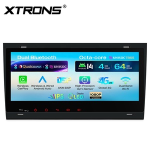 XTRONS 8.8" Android Car Stereo for Audi A4/Seat UNISOC 7865 4+64GB QLED Screen AKM 7604 DSP Global 4G Dual BT Gyro Navigation - Product Image 3